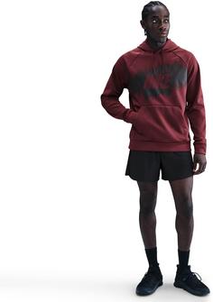 Rückansicht von Nike TF Hoodie Herren dark team red