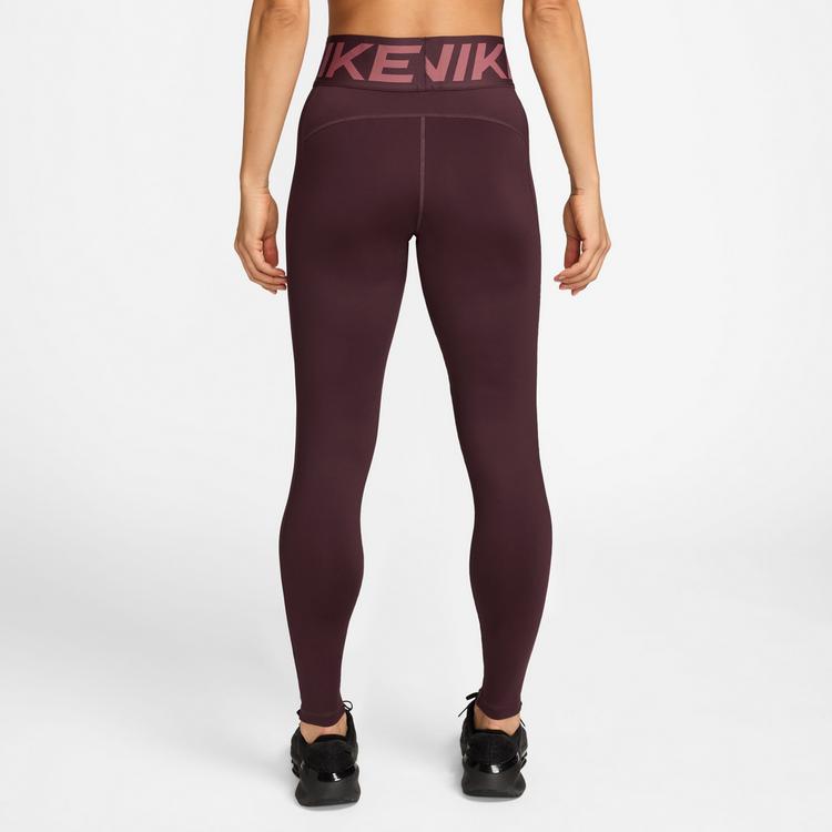 Nike Nike NP SCULPT Tights Damen - burgundy crush- white - 1 | SportScheck