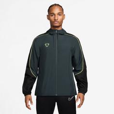 Rückansicht von Nike Academy Kapuzenjacke Herren seaweed-black-limelight-limelight