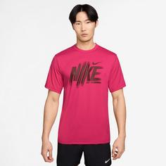 Rückansicht von Nike DF UV HYVERSE Funktionsshirt Herren rush pink-black