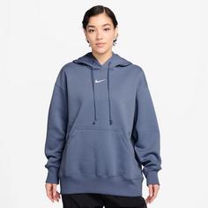 Rückansicht von Nike Phoenix Hoodie Damen world indigo-sail
