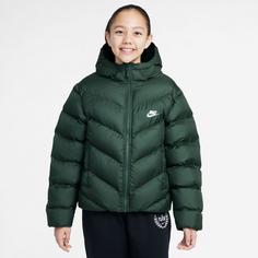 Rückansicht von Nike NSW ADP Steppjacke Kinder fir-white