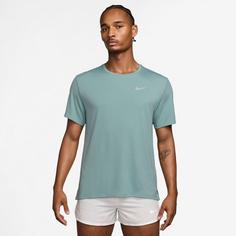 Rückansicht von Nike MILER Funktionsshirt Herren cannon-reflective silv
