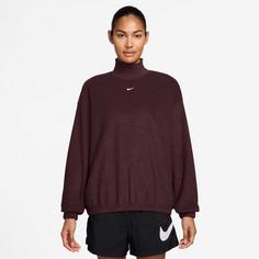 Rückansicht von Nike Phoenix Plush Sweatshirt Damen burgundy crush-sail