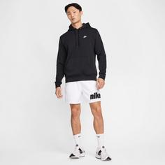 Rückansicht von Nike Club Hoodie Herren black-black-white