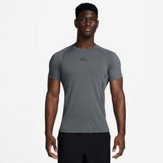 Rückansicht von Nike DF NPT Funktionsshirt Herren smoke grey-black