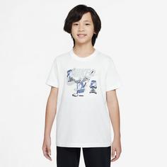 Rückansicht von Nike NSW BOXY BREAK DANCE T-Shirt Kinder white