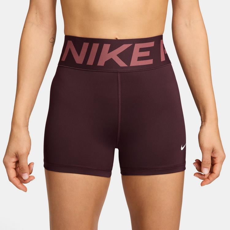 Nike Nike NP SCULPT DF HR 3IN Tights Damen - burgundy crush- white - 0 | SportScheck