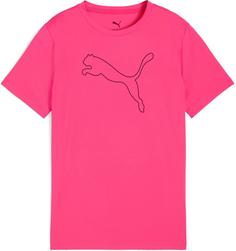 PUMA TAD ESS Cat Logo Tee G Funktionsshirt Kinder glowing pink