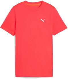 PUMA TAD ESSENTIALS Funktionsshirt Kinder glowing red-puma white