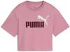 PUMA ESSENTIALS 2 COLOR LOGO T-Shirt M&auml;dchen - poised pink