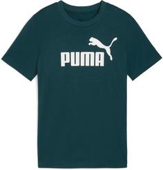 PUMA ESSENTIALS No. 1 Logo T-Shirt Kinder green terrain