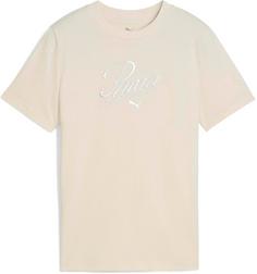 PUMA ESSENTIALS SCRIPT T-Shirt Kinder alpine snow
