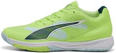 PUMA Accelerate Turbo 4 Hallenschuhe Herren fizzy light-green terrain-puma white-puma silver