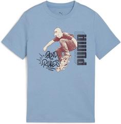 PUMA MID90s T-Shirt Kinder cool blue