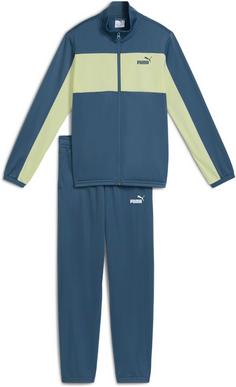 PUMA Colorblock Trainingsanzug Kinder dark indigo