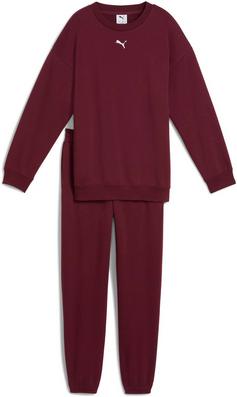 PUMA Loungewear Trainingsanzug Kinder ruby shimmer