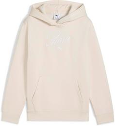PUMA ESSENTIALS SCRIPT Hoodie Kinder alpine snow