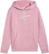 PUMA ESSENTIALS SCRIPT Hoodie M&auml;dchen - poised pink