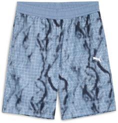 PUMA TAD ESSENTIALS AOP Funktionsshorts Kinder cool blue