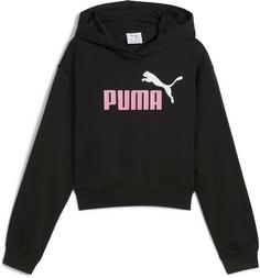 PUMA ESSENTIALS 2 COLOR Hoodie Kinder puma black-poised pink