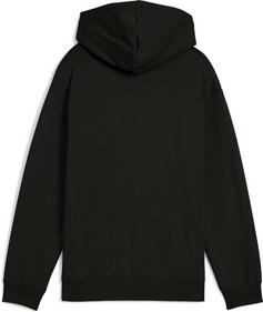 Rückansicht von PUMA ESSENTIALS Small Logo Relax Hoodie Kinder puma black