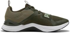 Rückansicht von PUMA Prospect Fitnessschuhe Herren dark olive-lux army-glowing red