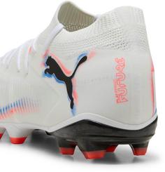 Rückansicht von PUMA FUTURE 8 MATCH FG-AG Fußballschuhe Herren puma white-puma black-glowing red