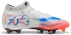 Rückansicht von PUMA FUTURE 8 ULTIMATE FG Fußballschuhe Herren puma white-puma black-glowing red