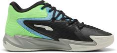 Rückansicht von PUMA DAGGER Basketballschuhe Herren puma black-bright aqua-green glare