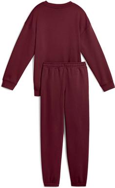Rückansicht von PUMA Loungewear Trainingsanzug Kinder ruby shimmer
