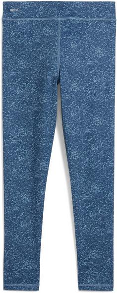 Rückansicht von PUMA TAD ESSENTIALS AOP Tights Kinder cool blue