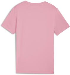 Rückansicht von PUMA TAD ESSENTIALS Funktionsshirt Kinder poised pink