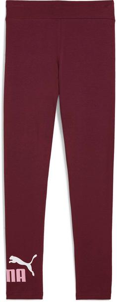 Rückansicht von PUMA ESSENTIALS 2 COLOR Leggings Kinder ruby shimmer