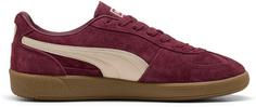 Rückansicht von PUMA Palermo Sneaker Damen ruby shimmer-alpine snow
