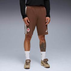 Rückansicht von PUMA FC St. Pauli Sweatshorts Herren espresso brown-puma white