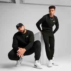 Rückansicht von PUMA Ess No 1 Sweathose Herren puma black