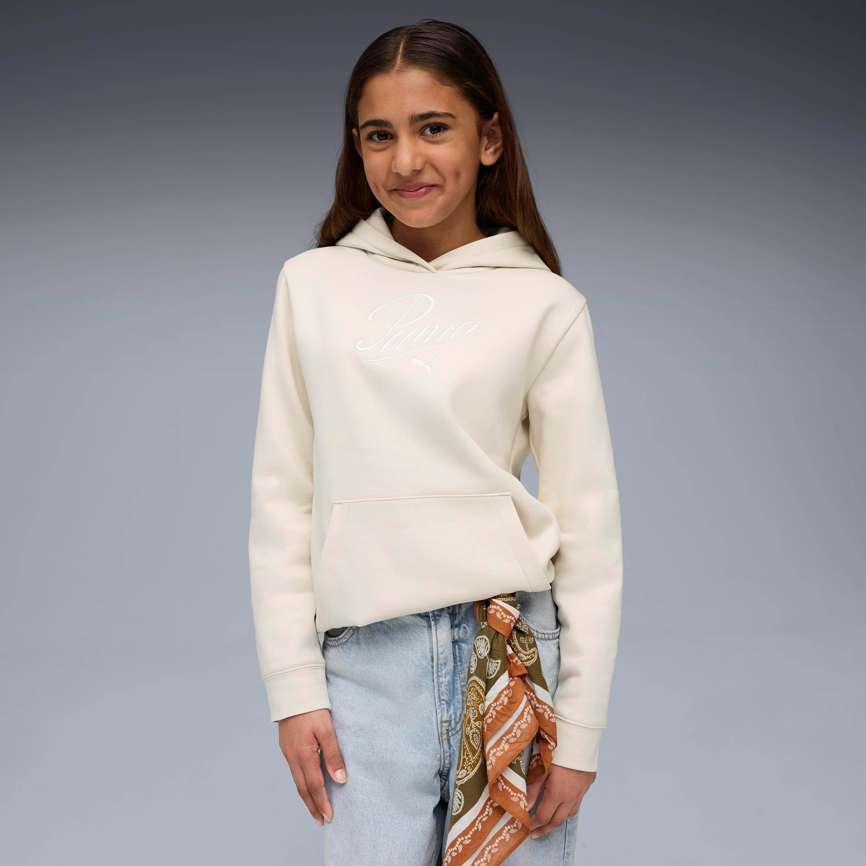 Thumbnail - PUMA ESSENTIALS SCRIPT Hoodie Mädchen
