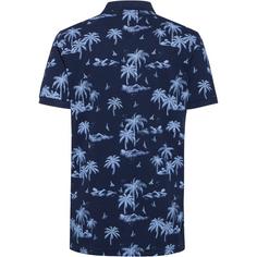 Rückansicht von FIREFLY Fir Henry Poloshirt Herren navy