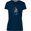 VAUDE Lomasona Funktionsshirt Damen - dark sea-white