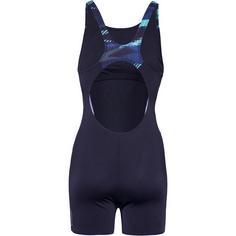 Rückansicht von SPEEDO Hyperboom Schwimmanzug Damen dark teal