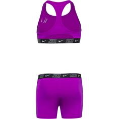 Rückansicht von Nike RACERBACK Bikini Set Kinder vivid purple