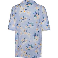 Rückansicht von Tommy Hilfiger ESSENTIALS Kurzarmhemd Herren tropical floral sweet blue