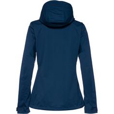 Rückansicht von VAUDE Samera Softshelljacke Damen dark sea