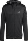 adidas TRAIN ESSENTIALS SEASONALS Kapuzenjacke Herren - black