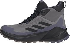 Rückansicht von adidas GTX TRAILMAKER 2 MID Wanderschuhe Damen taupe oxide-core black-preloved violet