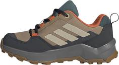 Rückansicht von adidas Terrex Ax4R RAIN.RDY Wanderschuhe Kinder cardboard-savannah-semi impact orange