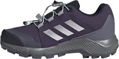 Rückansicht von adidas GTX Terrex GORE-TEX Wanderschuhe Kinder aurora plum-silver met.-semi flash aqua