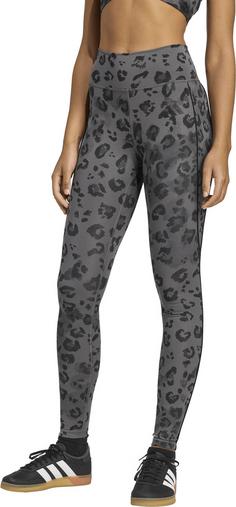 Rückansicht von adidas OPT ESS Tights Damen grefiv-print