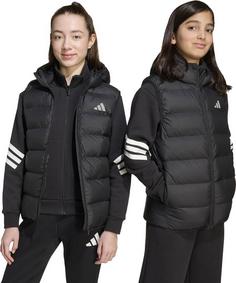 Rückansicht von adidas SYNTHETIC DOWN Steppweste Kinder black